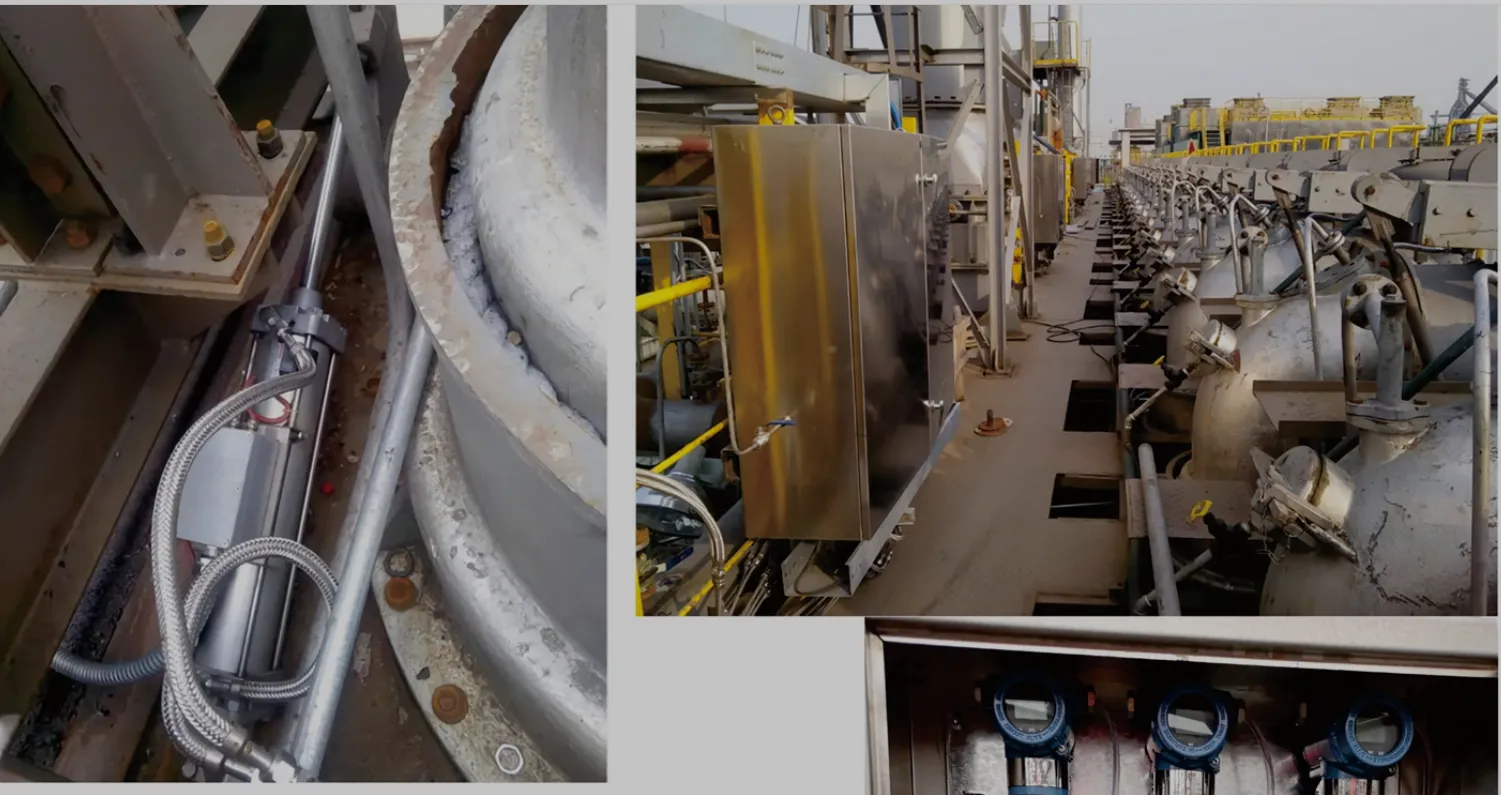 焦炉上升管盖自动开闭系统